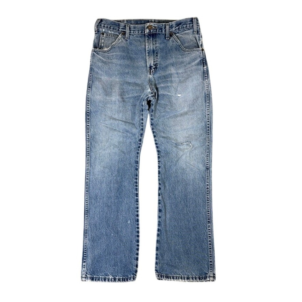 Dickies Mens Regular Fit Straight Leg Blue Denim Jeans 32x30 Medium Wash